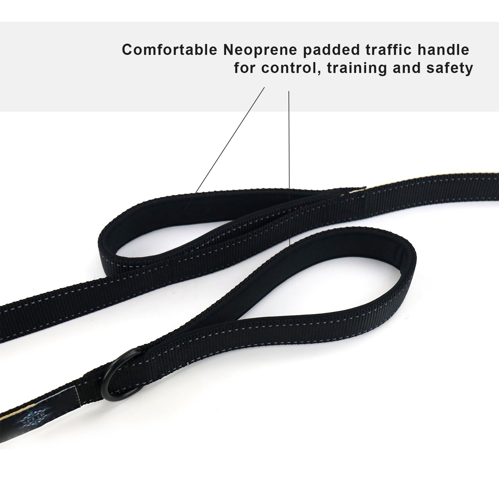 Marine Corps Heavy Duty Military Grade USA Flag Dog Leash for Large & Medium Breeds - Patriotic Pet Lead