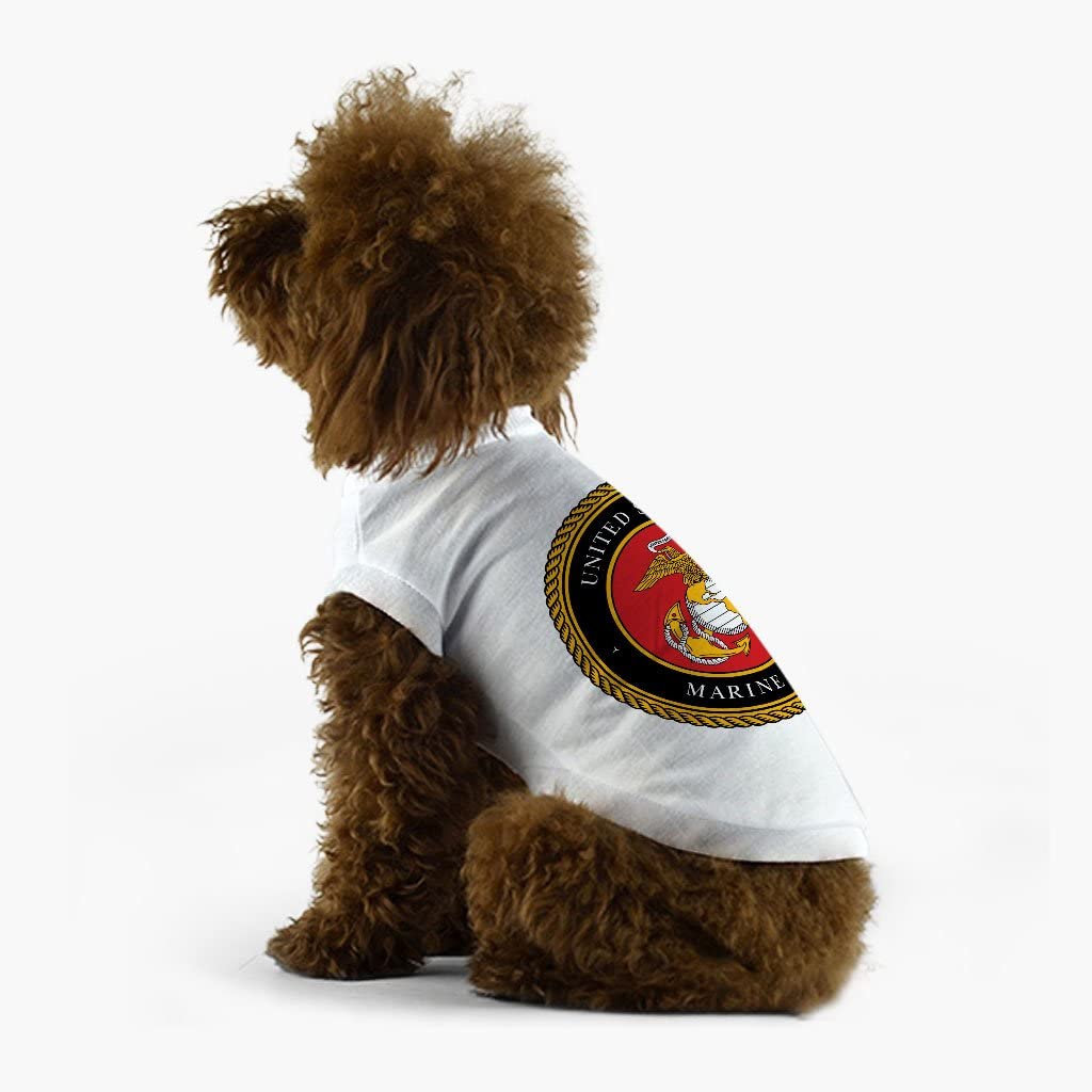 Marine Corps Dog T-Shirt - Military Dog Shirt - USA Dog Clothing